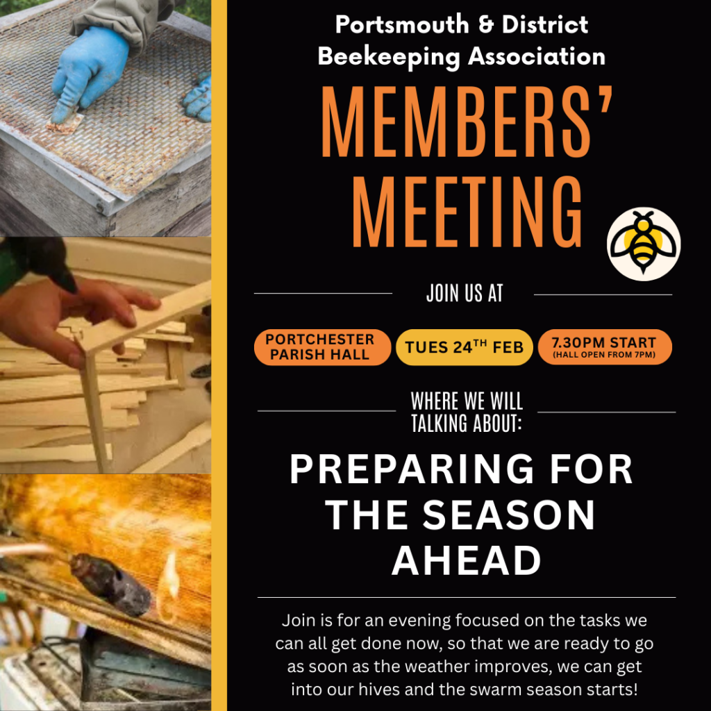Join us 24th Feb at Portchester Parish Hall to talk about preparing for the season ahead
